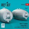 RESKIT RS48-0603 Mark 77 napalm bombs Mod. 2 (2pcs) (A-4, A-26K, F-4, AV-8B, F/A-18) (3D Printed) (1/48)